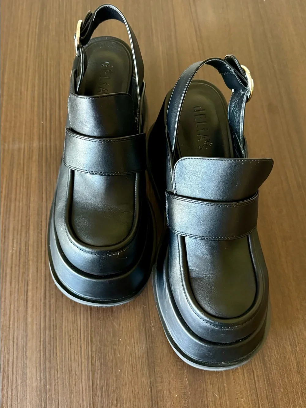 Delia’s Black Slingback Loafers -
